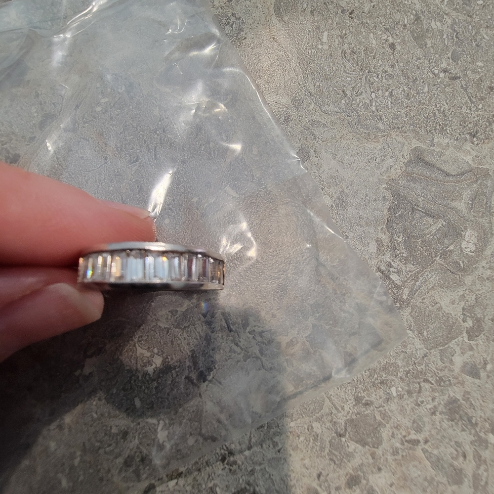 Sterling Silver Ring with Stones